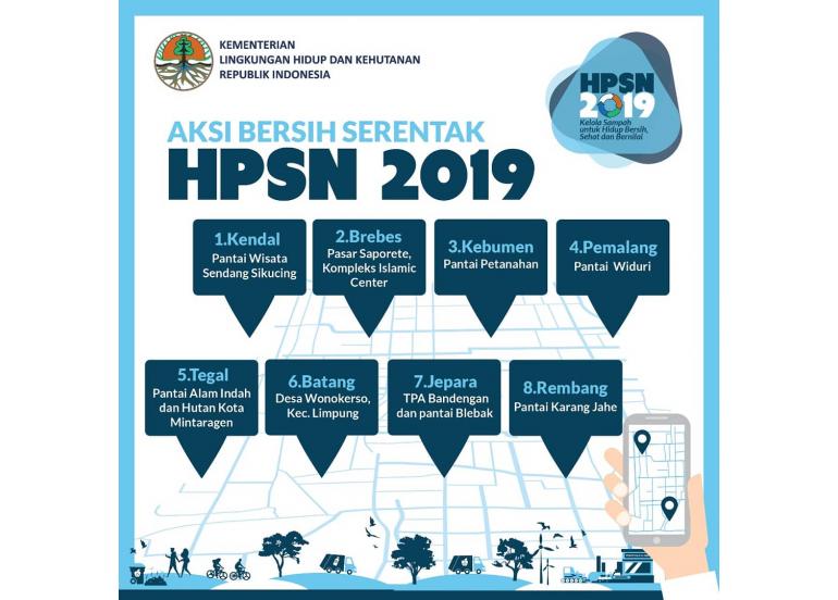 AKSI Bersih Serentak HPSN 2019